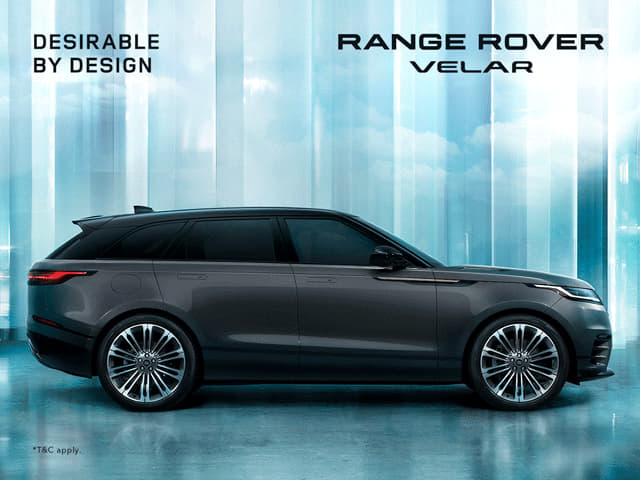 Sleek design. Serious presence. Discover the Velar.