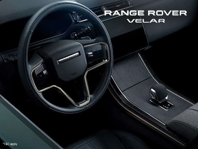Modern luxury that stands apart. Book a Velar.
