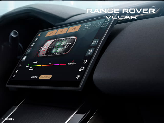 Sharp lines. Quiet confidence. Velar awaits.