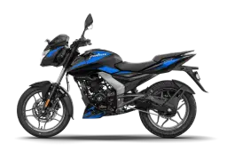 Bajaj Pulsar 150 Ebony Black + Ink Blue color Bajaj Pulsar 150 Ebony Black + Ink Blue color