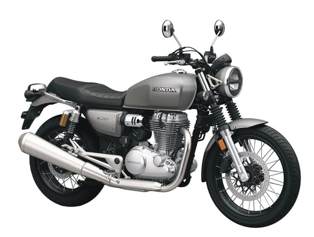 Honda CB500 Mat Steel Silver Metallic Color Image