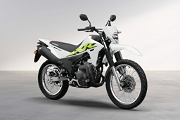 Honda XR300L Shasta White color