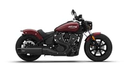 Indian Scout Bobber Maroon Metallic Smoke color