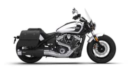 Indian Super Scout Ghost White Metallic color