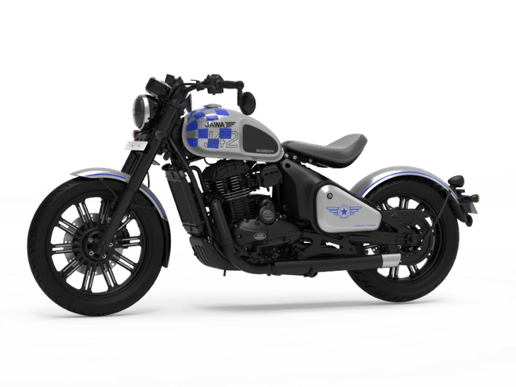 Jawa All Stars 42 Bobber All Stars Silver Knight color