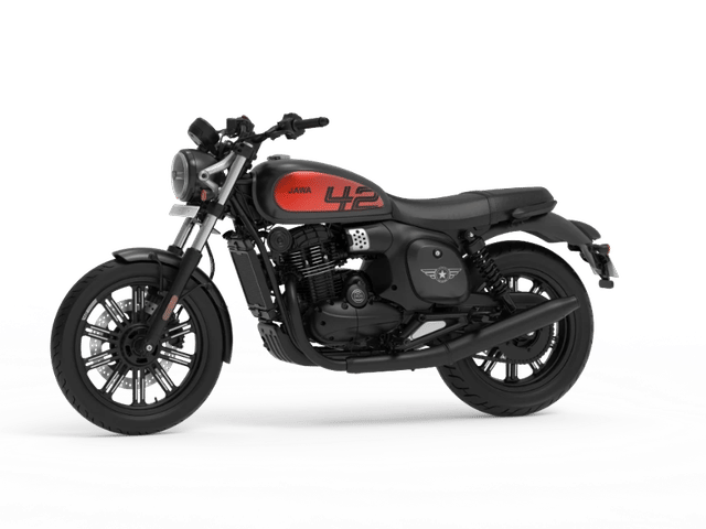 Jawa All Stars 42 FJ All Stars Matte Black with Red Clad Color Image