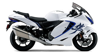 Suzuki Hayabusa Pearl Vigor Blue/Pearl Brilliant White Color Image