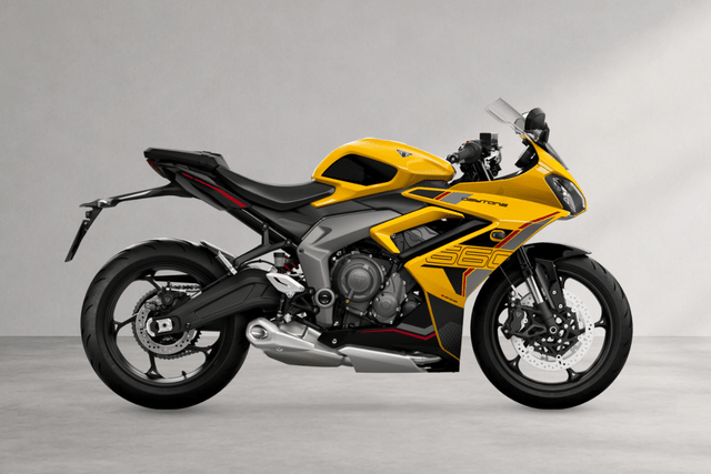 Triumph Daytona 660 Cosmic Yellow / Sapphire Black Color Image
