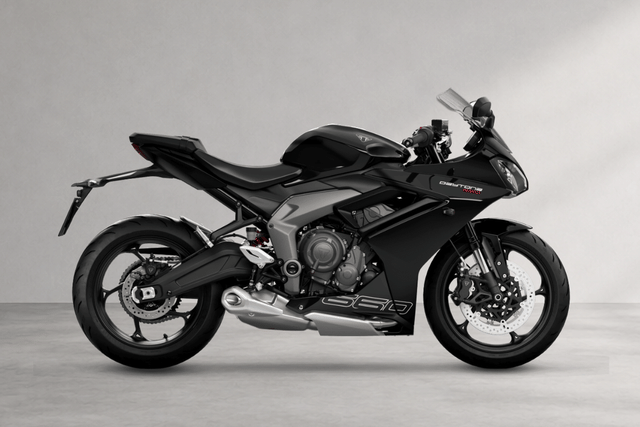 Triumph Daytona 660 Sapphire Black Color Image
