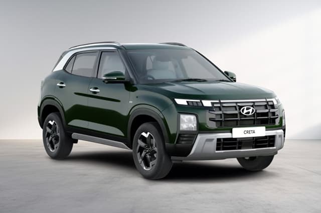 Hyundai Creta Robust Emerald Pearl Color Image