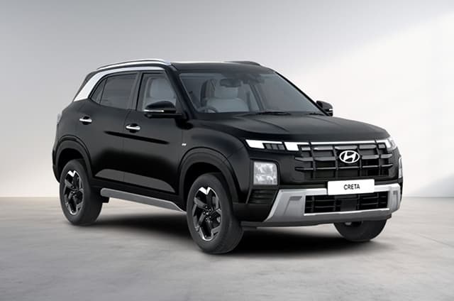 Hyundai Creta Titanium Black Matte Color Image