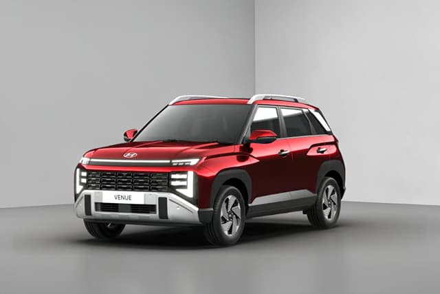 Hyundai Venue Dragon Red Color Image