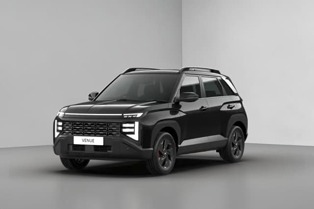 Hyundai Venue Titanium Black Knight Color Image