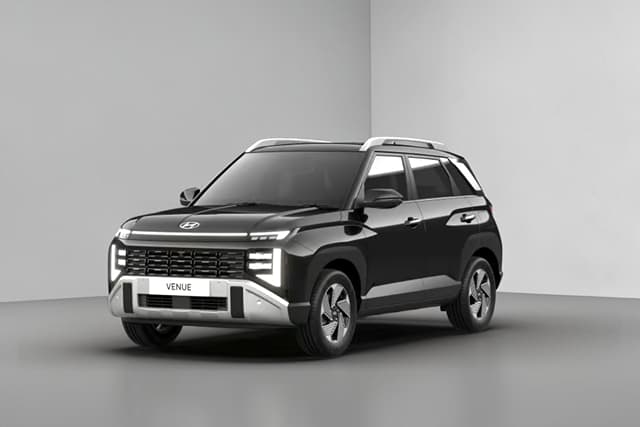 Hyundai Venue Titanium Black Color Image
