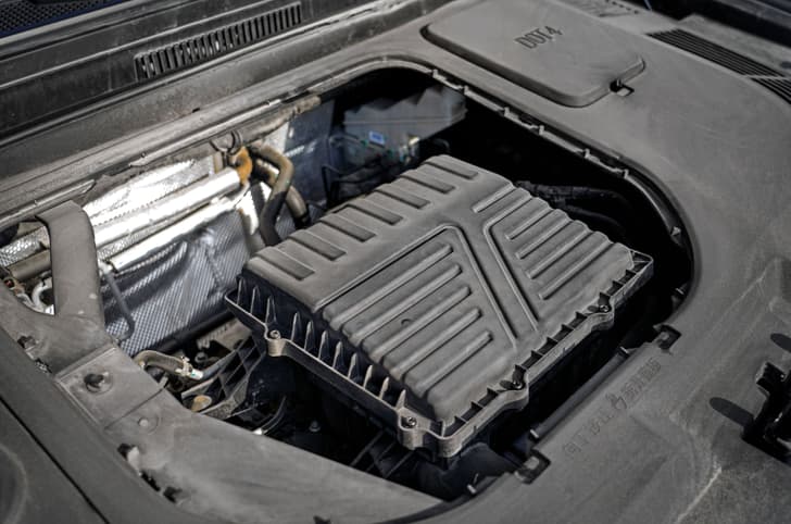 Open Bonnet Engine Shot