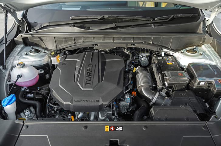 Open Bonnet Engine Shot