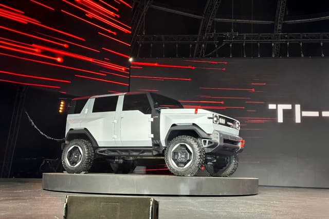 Mahindra Thar e Front Right Three Quarter