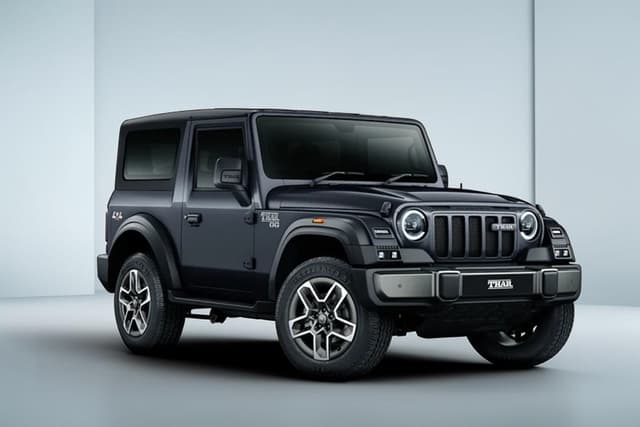 Mahindra Thar OG Artemis Silver Color Image