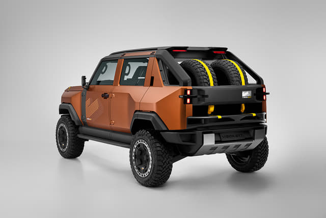 Mahindra Vision SXT Rear Left Three Quarter