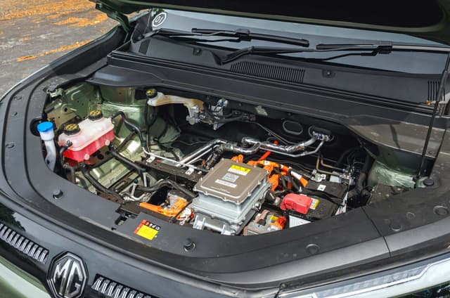 Open Bonnet Engine Shot