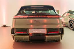 Porsche Cayenne Electric Rear View Porsche Cayenne Electric Rear View