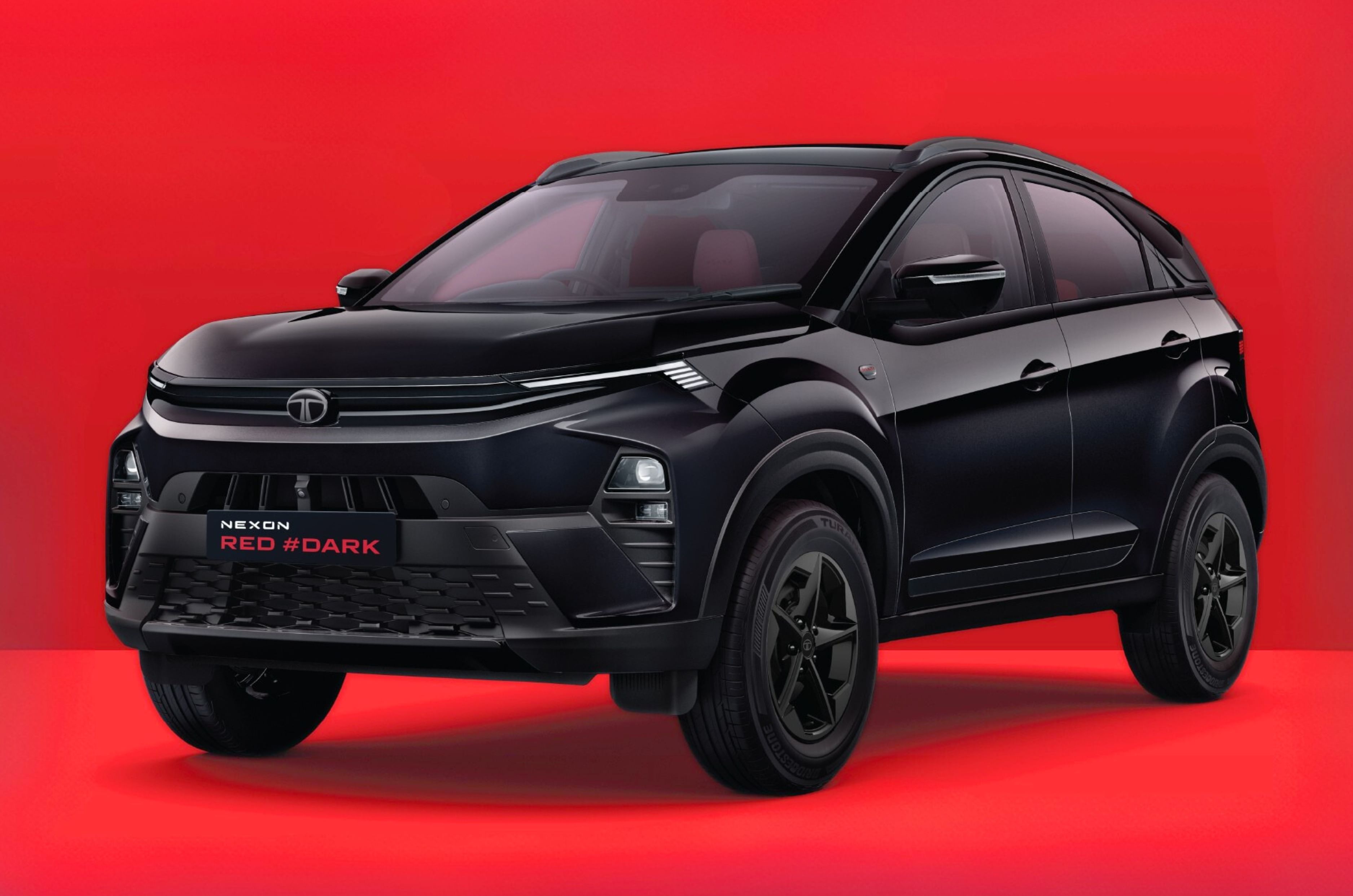 Tata Nexon Red Dark with ADAS