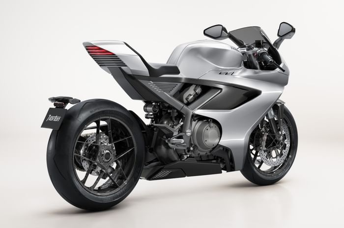 Norton Manx R rear right side static in studio