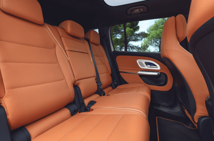 New Mercedes GLB seats