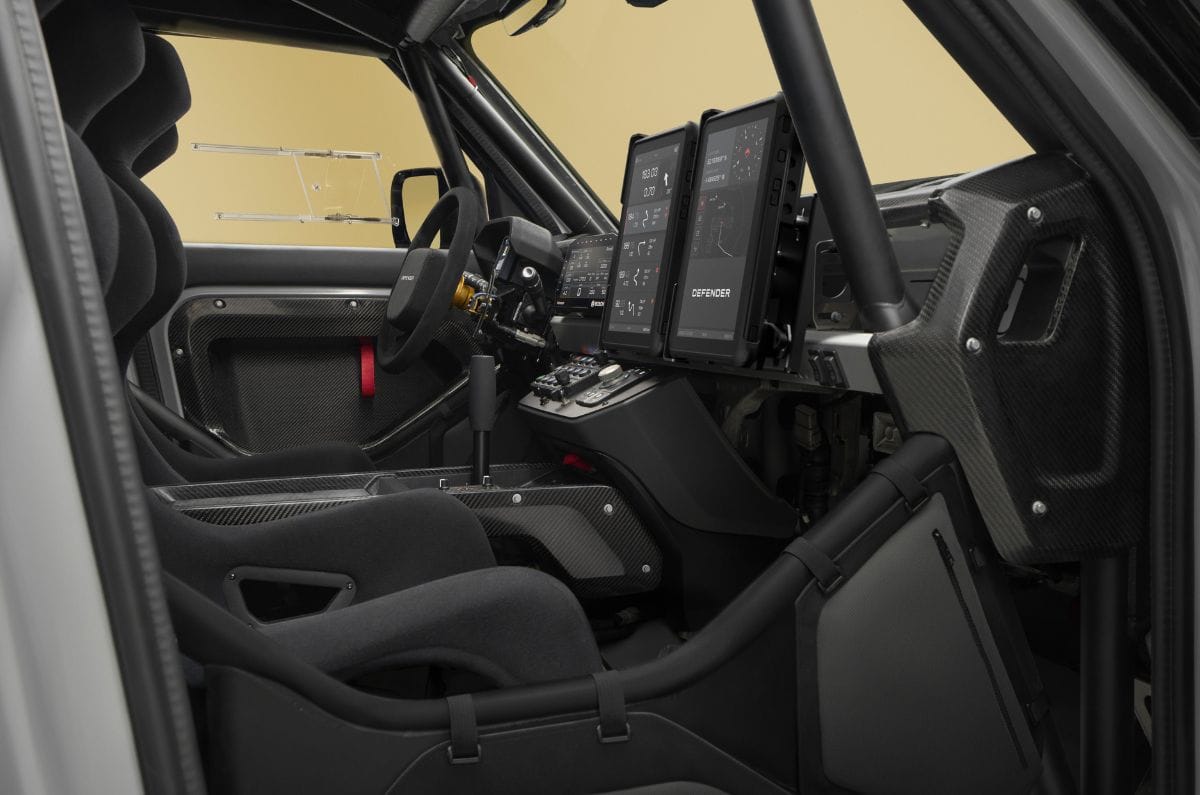 Land Rover Defender Dakar D7X-R interior