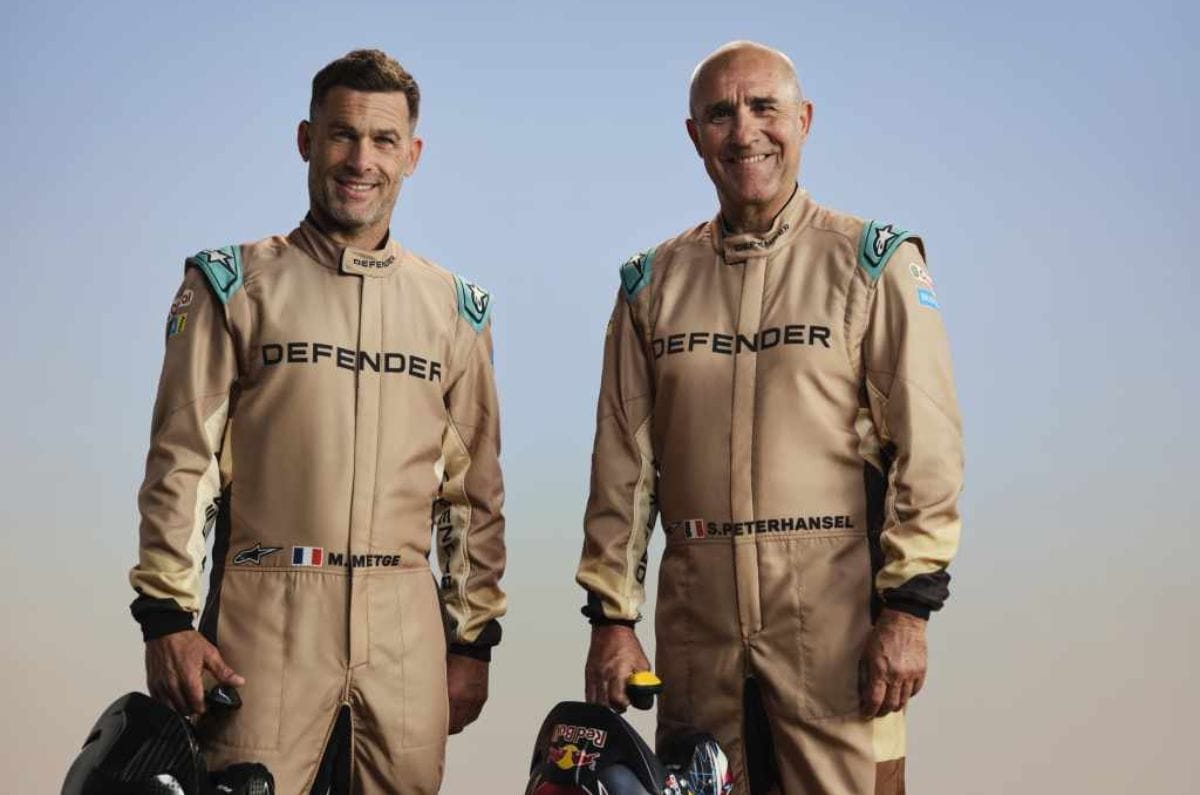 Stéphane Peterhansel and Mika-Metge