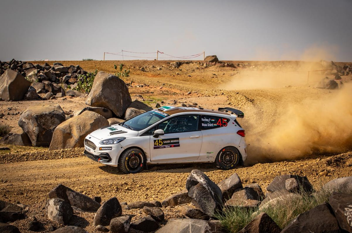 Naveen Puligilla, Musa Sherif Rally Saudi Arabia WRC3