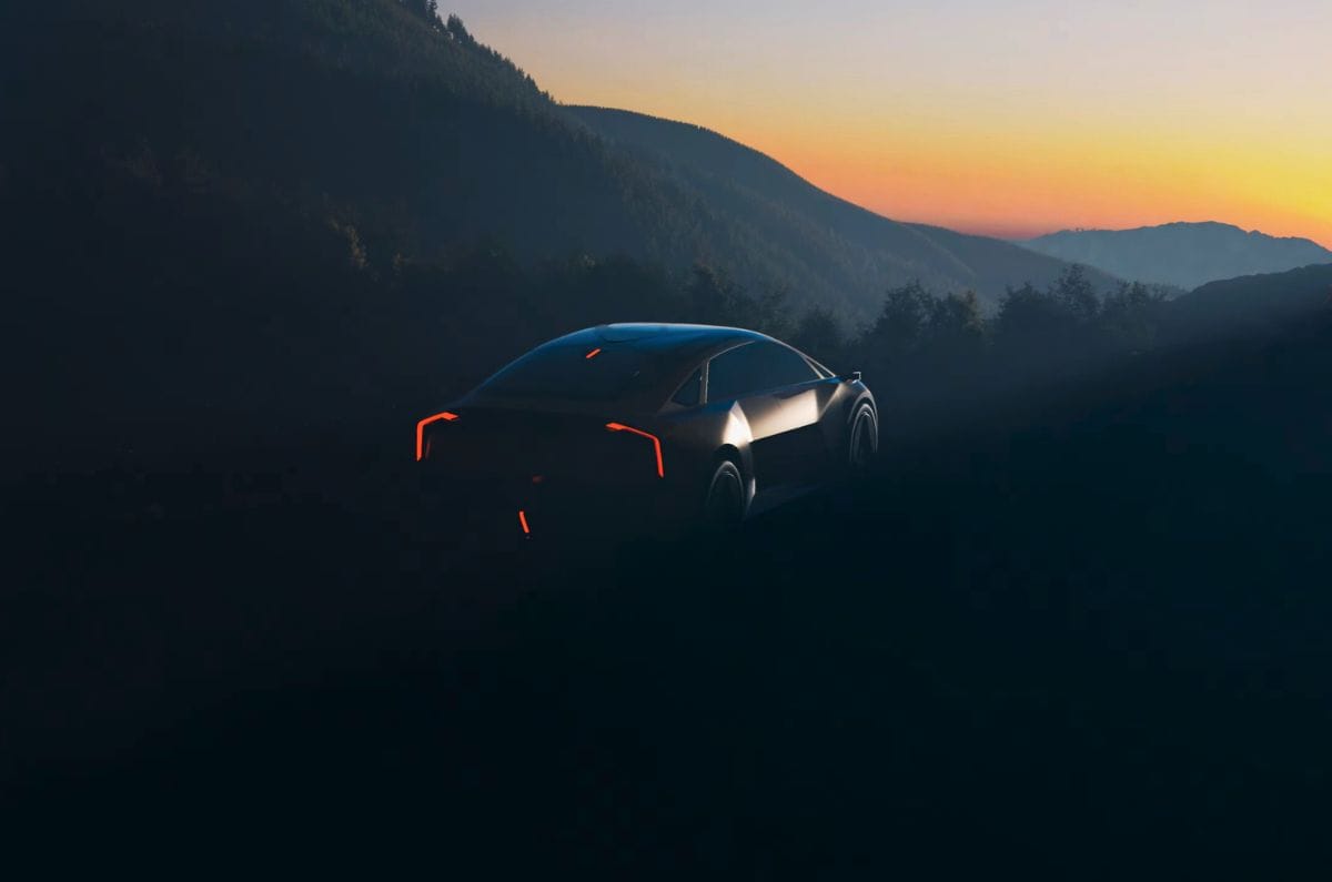 किआ स्टिंगर ईवी कॉन्सेप्ट को रियर-थर्ड पर छेड़ा गया