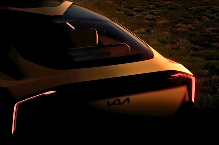 Kia Stinger EV concept teased rear
