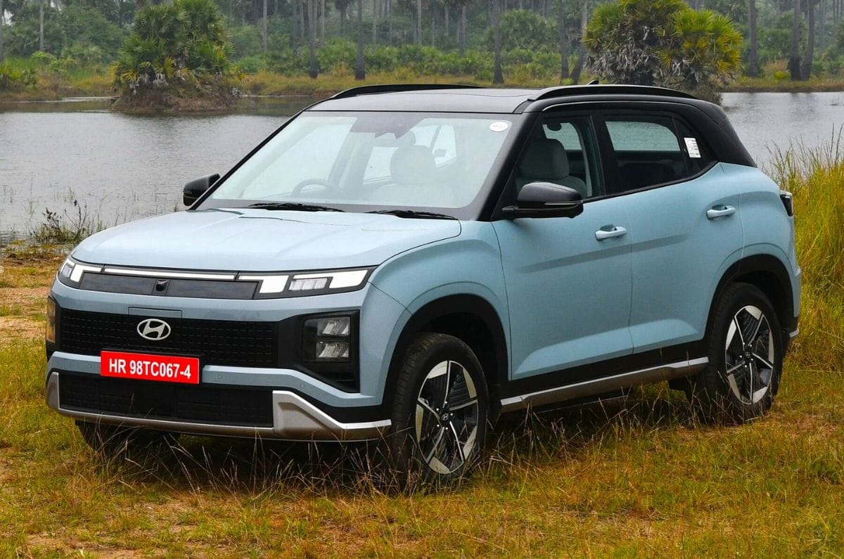 Hyundai Creta Electric front third