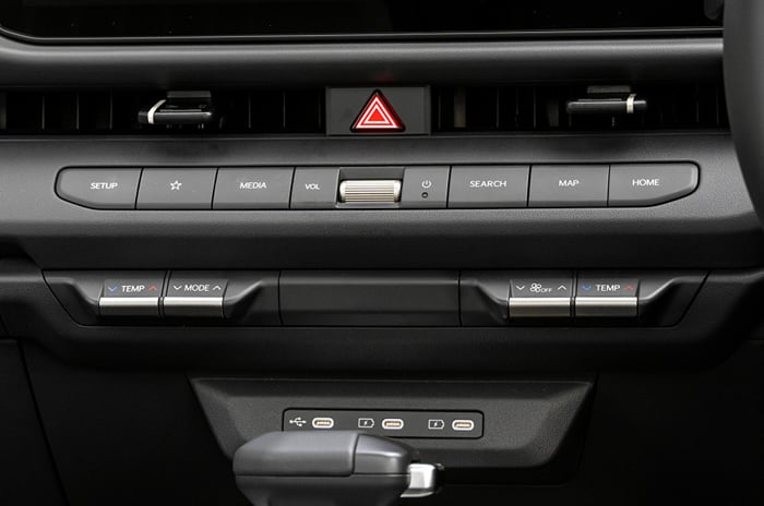 2026 Kia Seltos AC controls
