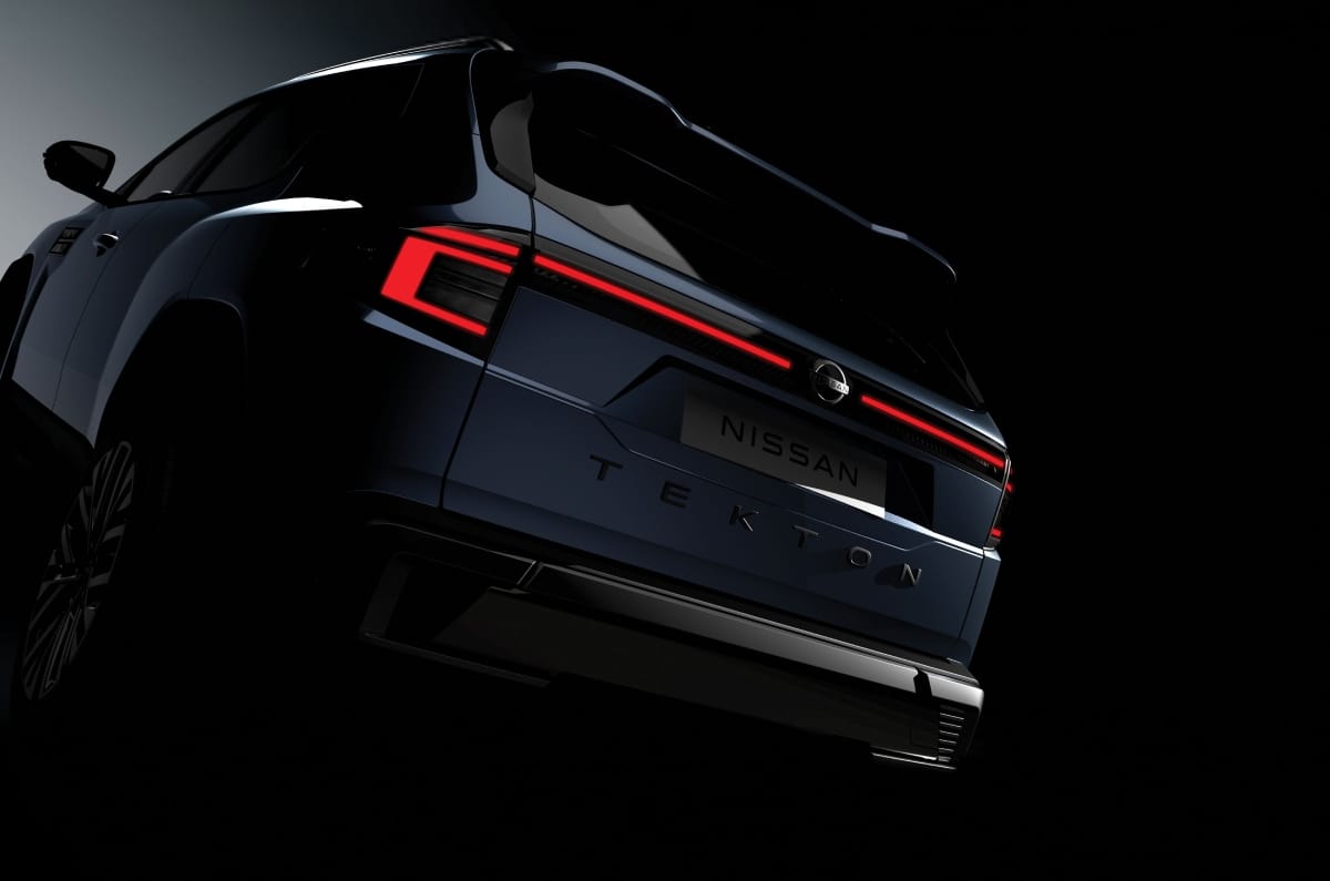 Nissan Tekton rear teaser