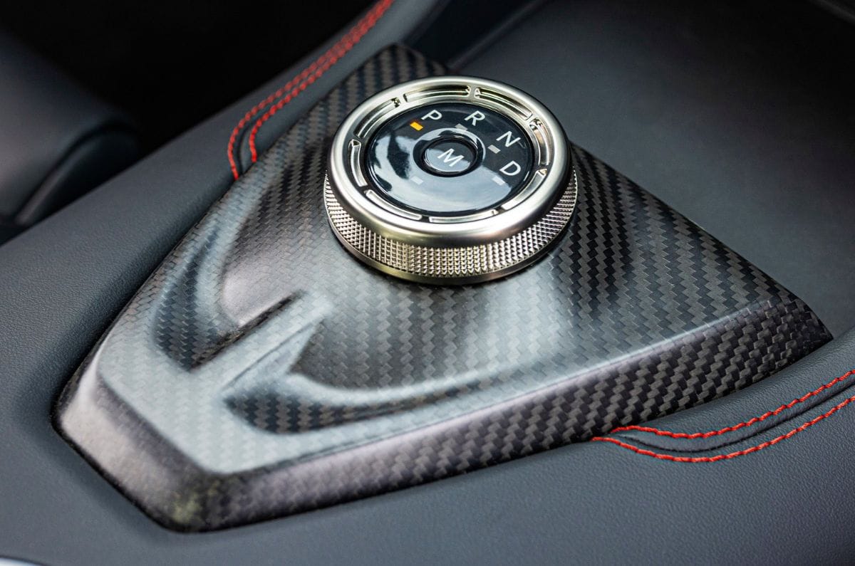 Ford Mustang Dark Horse SC gear selector