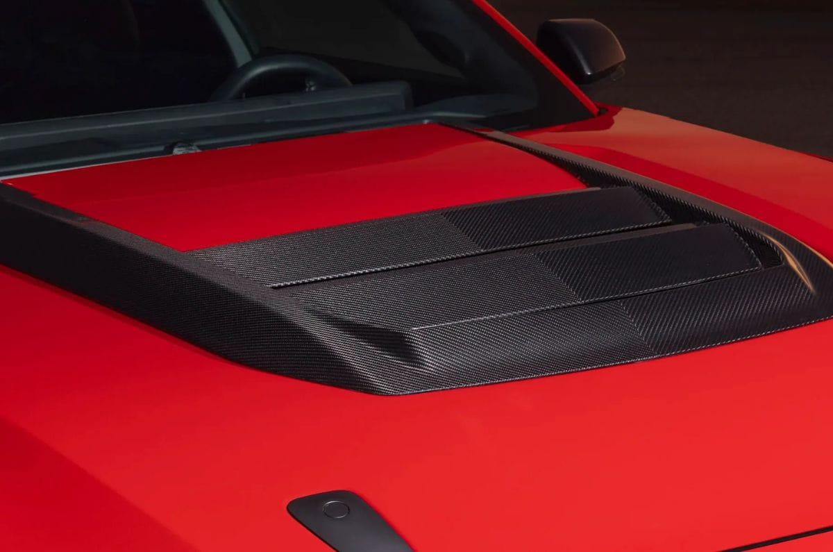 Ford Mustang Dark Horse SC hood