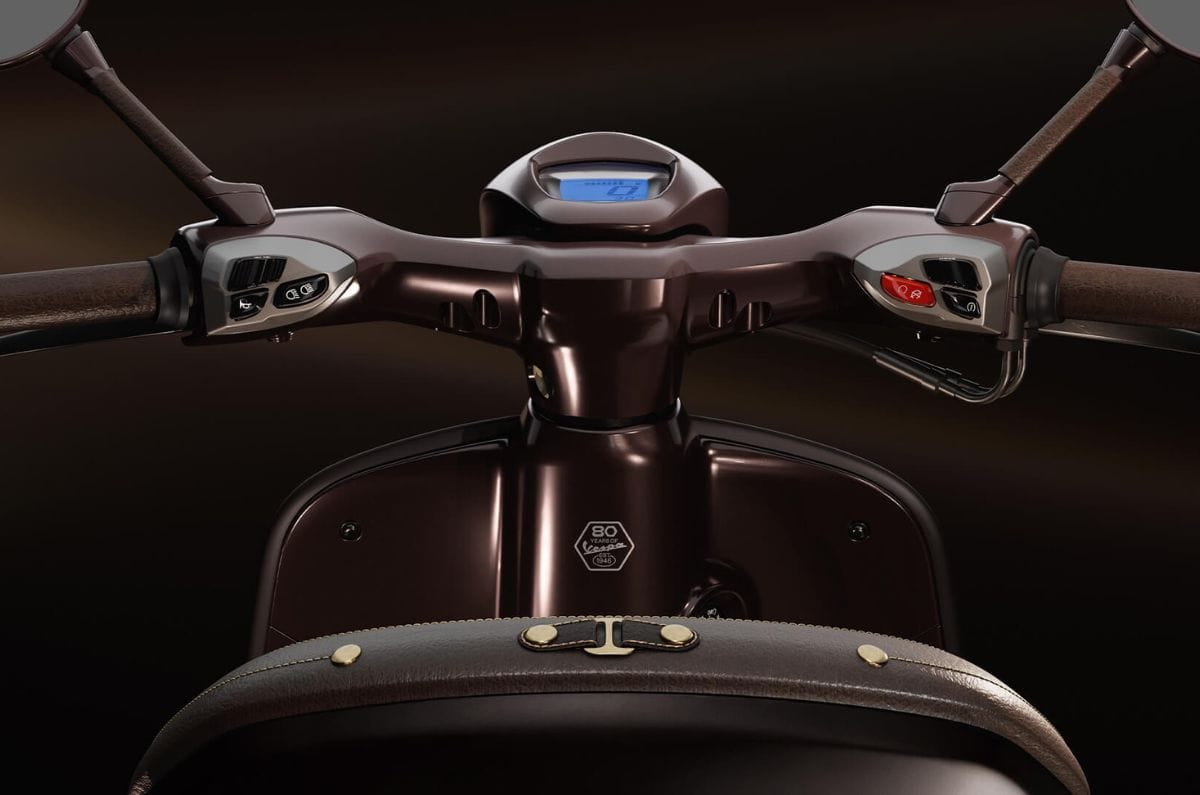 Vespa 946 horse edition scooter rider's POV