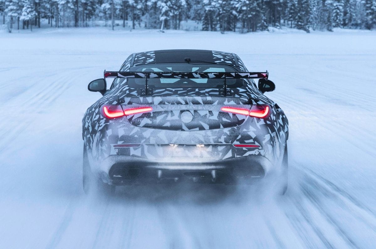 Mercedes-Benz CLE Mythos camo rear