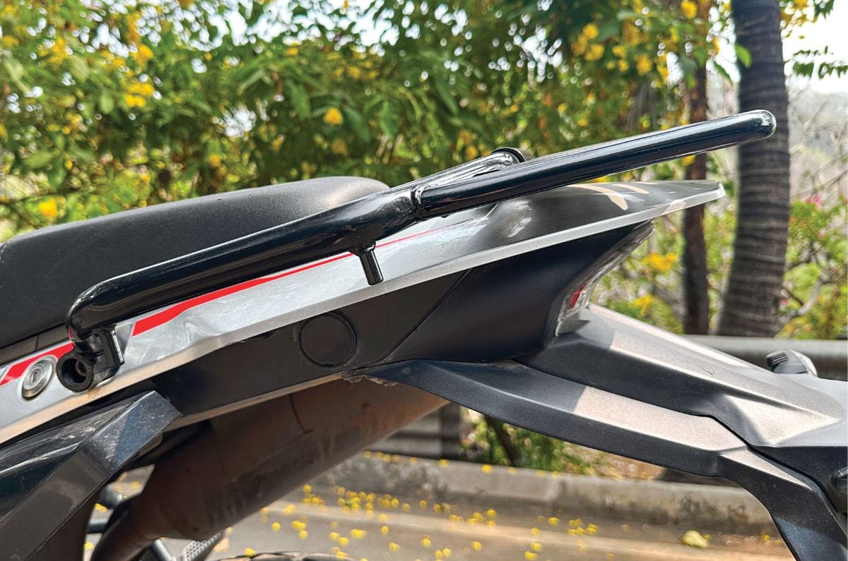 Hero Xpulse 210 luggage rack