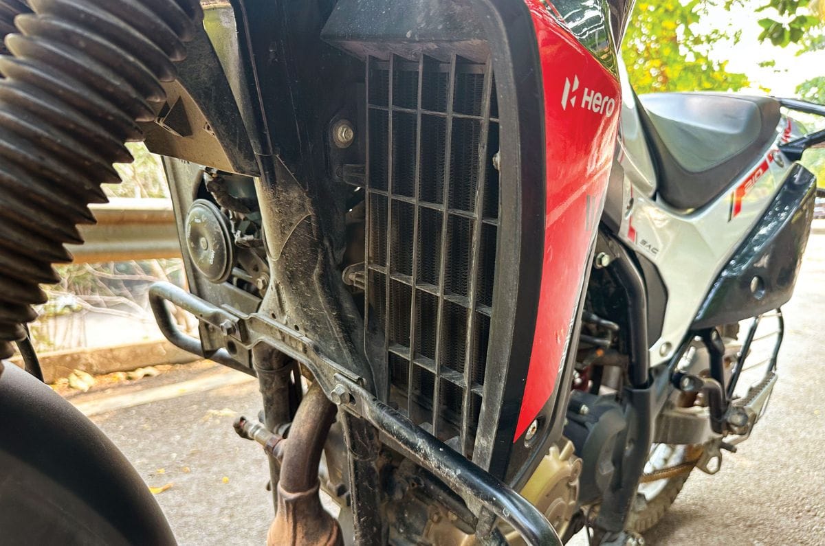 Hero Xpulse 210 radiator