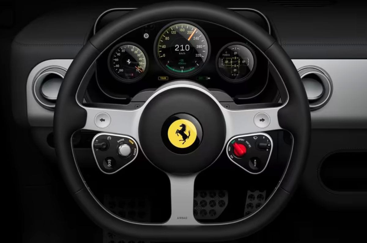 Ferrari reveals interior of its first EV called Luce