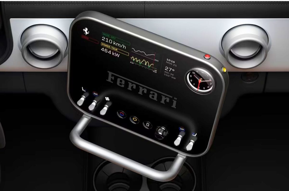 Ferrari reveals interior of its first EV called Luce