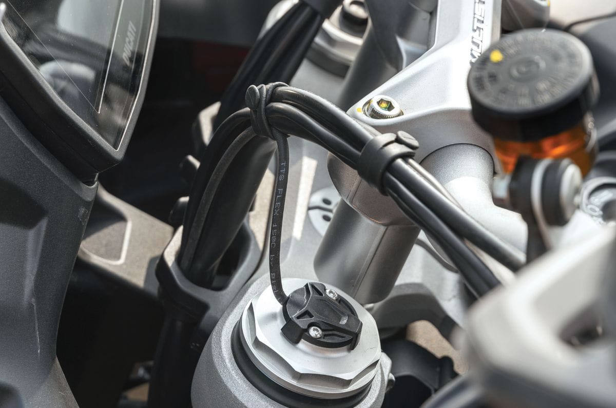 Ducati Multistrada V2 S electronic suspension