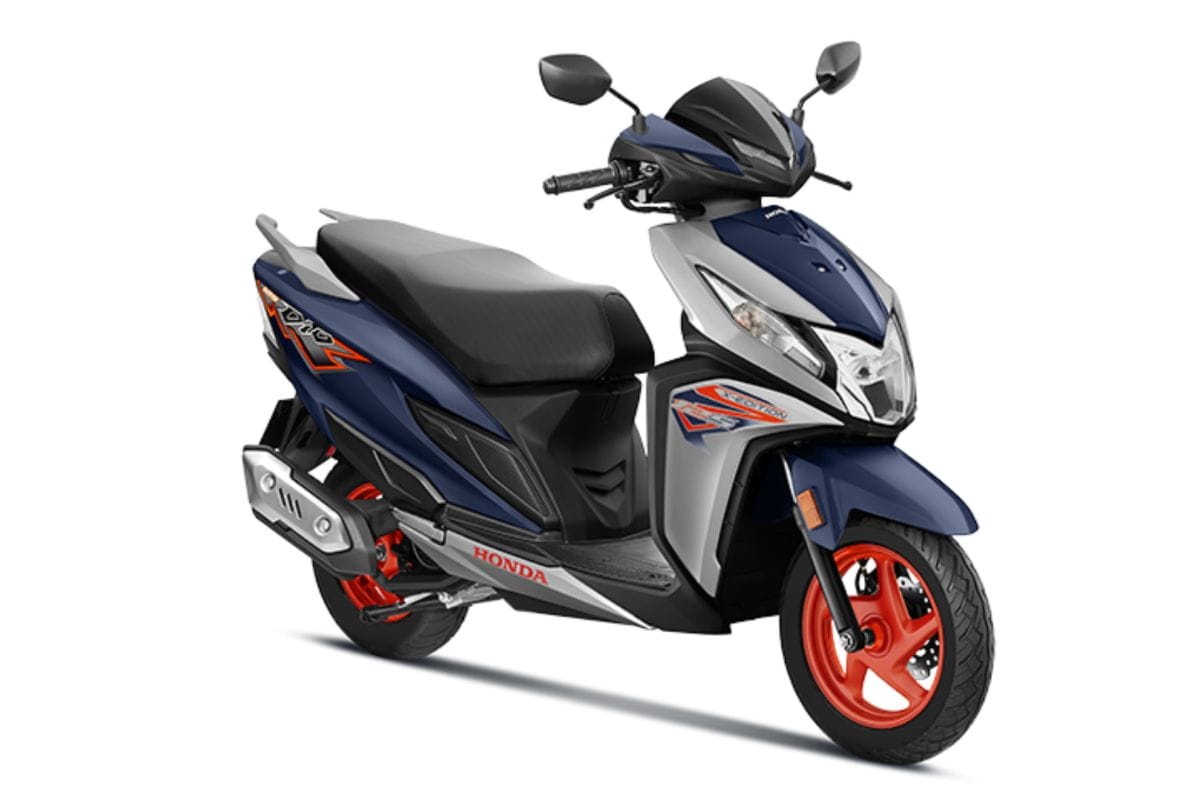 Honda Dio 125 X-edition front left side static in studio