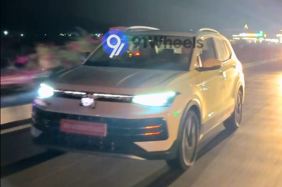 2026 Volkswagen Taigun facelift spied front
