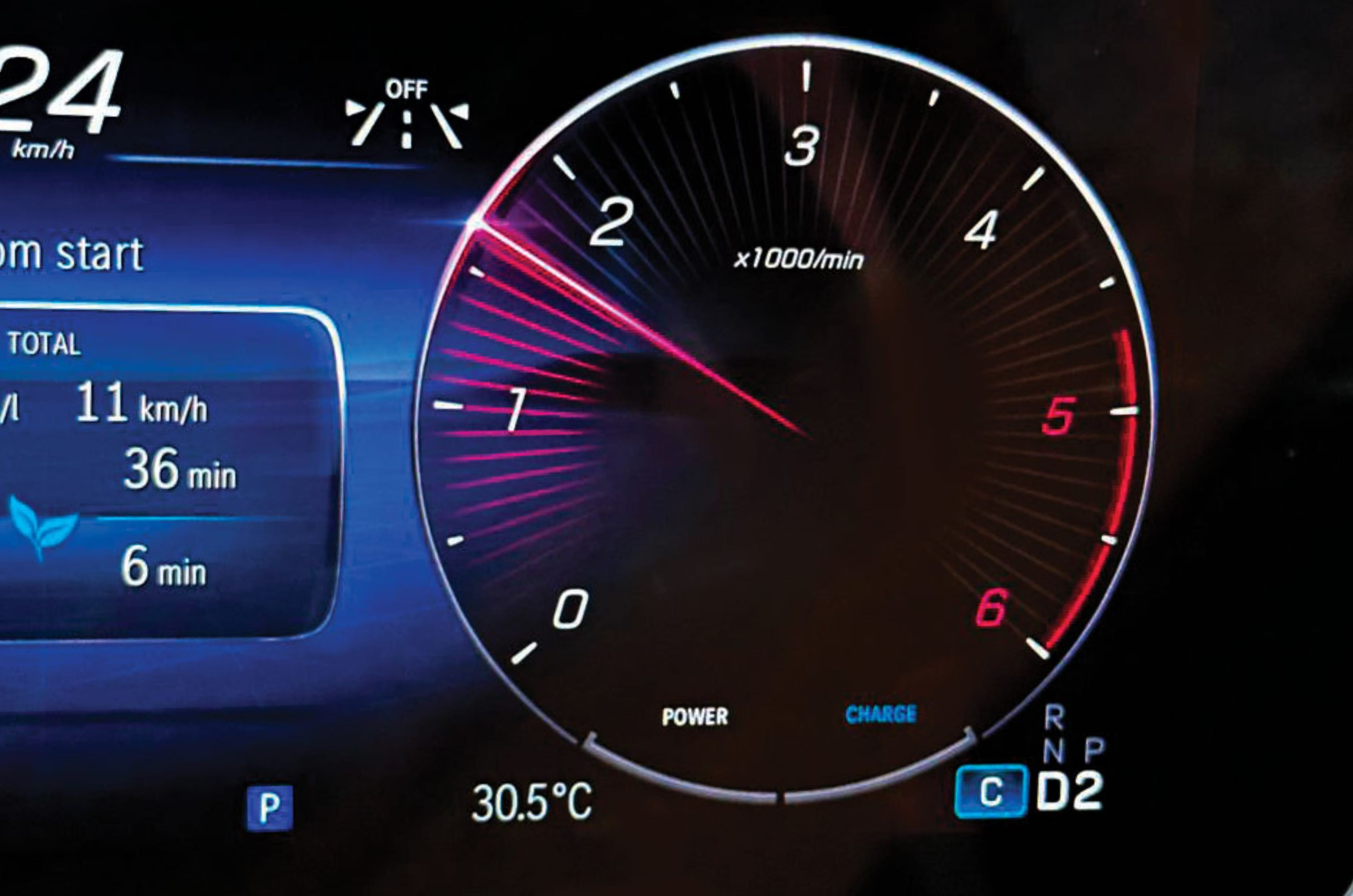 Mercedes-Benz GLS digital instrument cluster