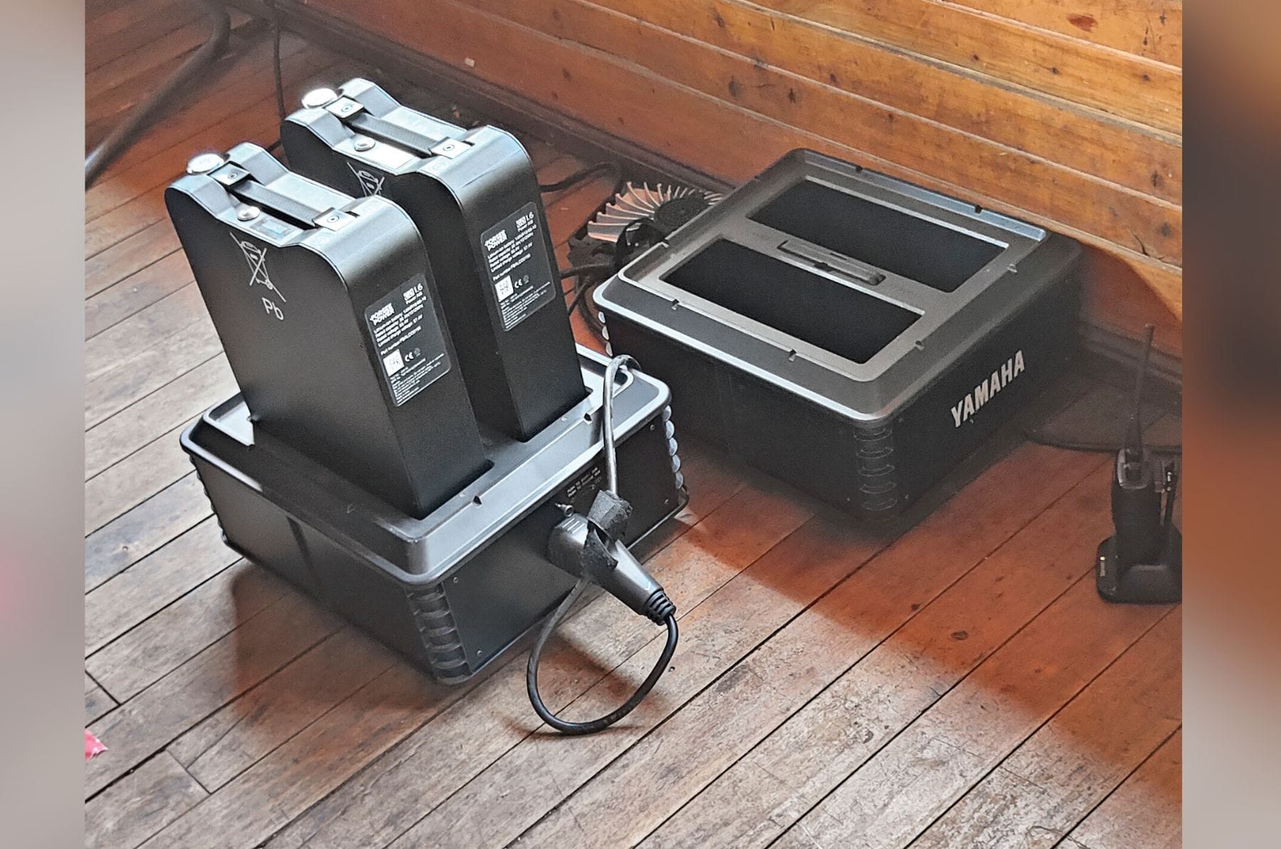 Yamaha Aerox E charging dock