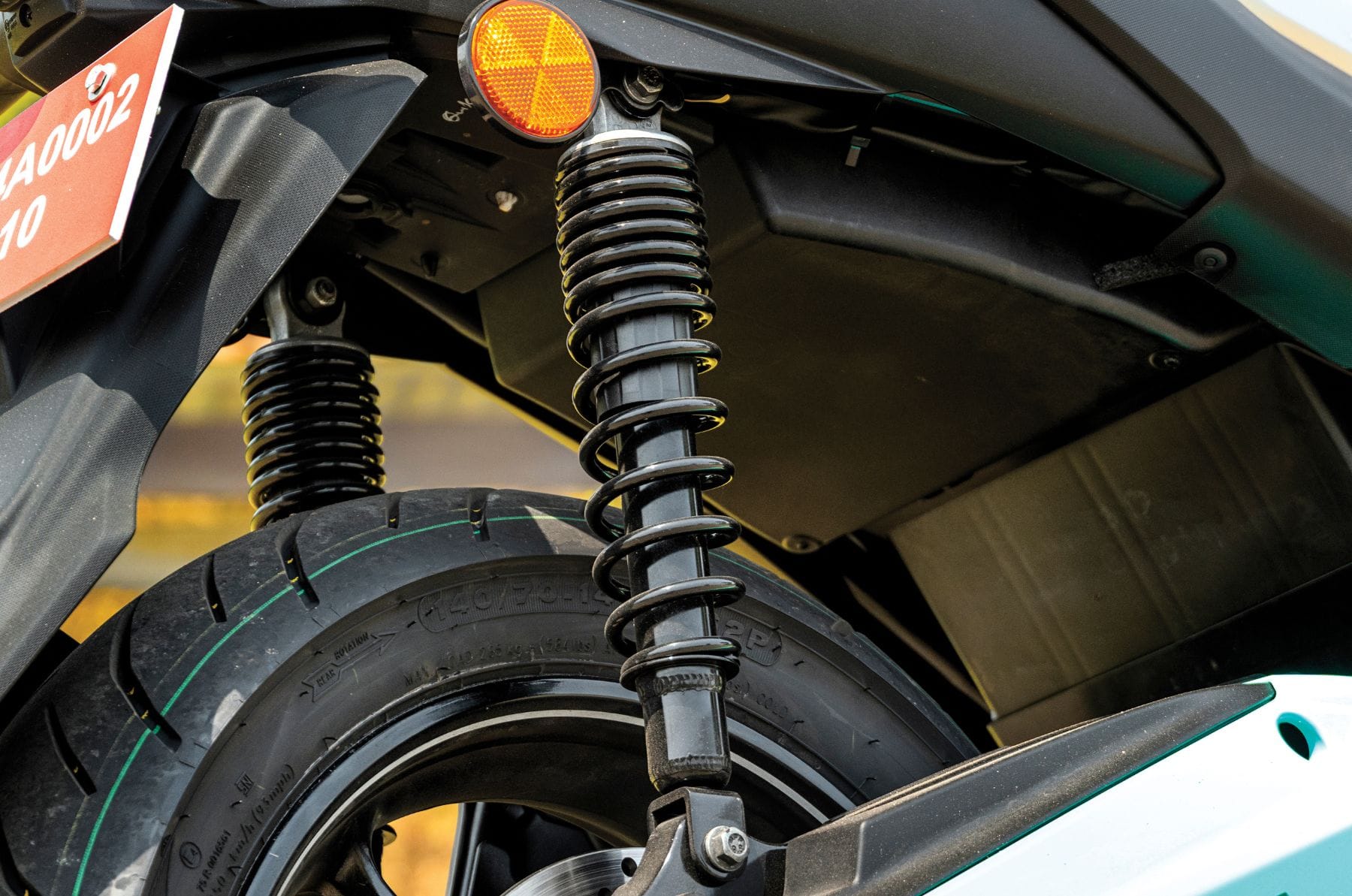 Yamaha Aerox E rear suspension